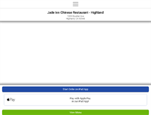Tablet Screenshot of jadeinnchinese.com